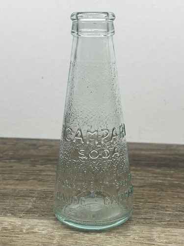 Vintage campari soda bottle - vintage,