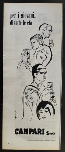 Campari bitter soda 1967 - campari,